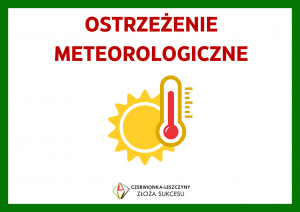 Ostrzeżenie meteorologiczne - upał